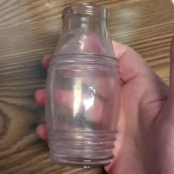 Vintage Glass Mustard Jar from France - Picture 2 of 9